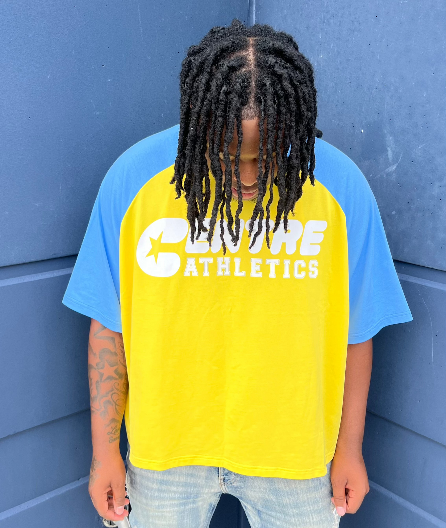 Yellow Centre Athletics Tee