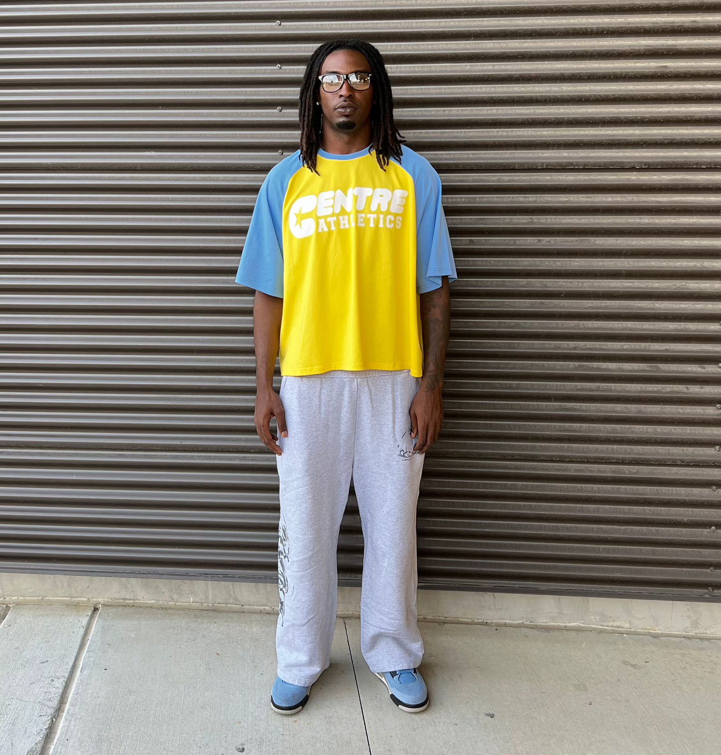 Yellow Centre Athletics Tee