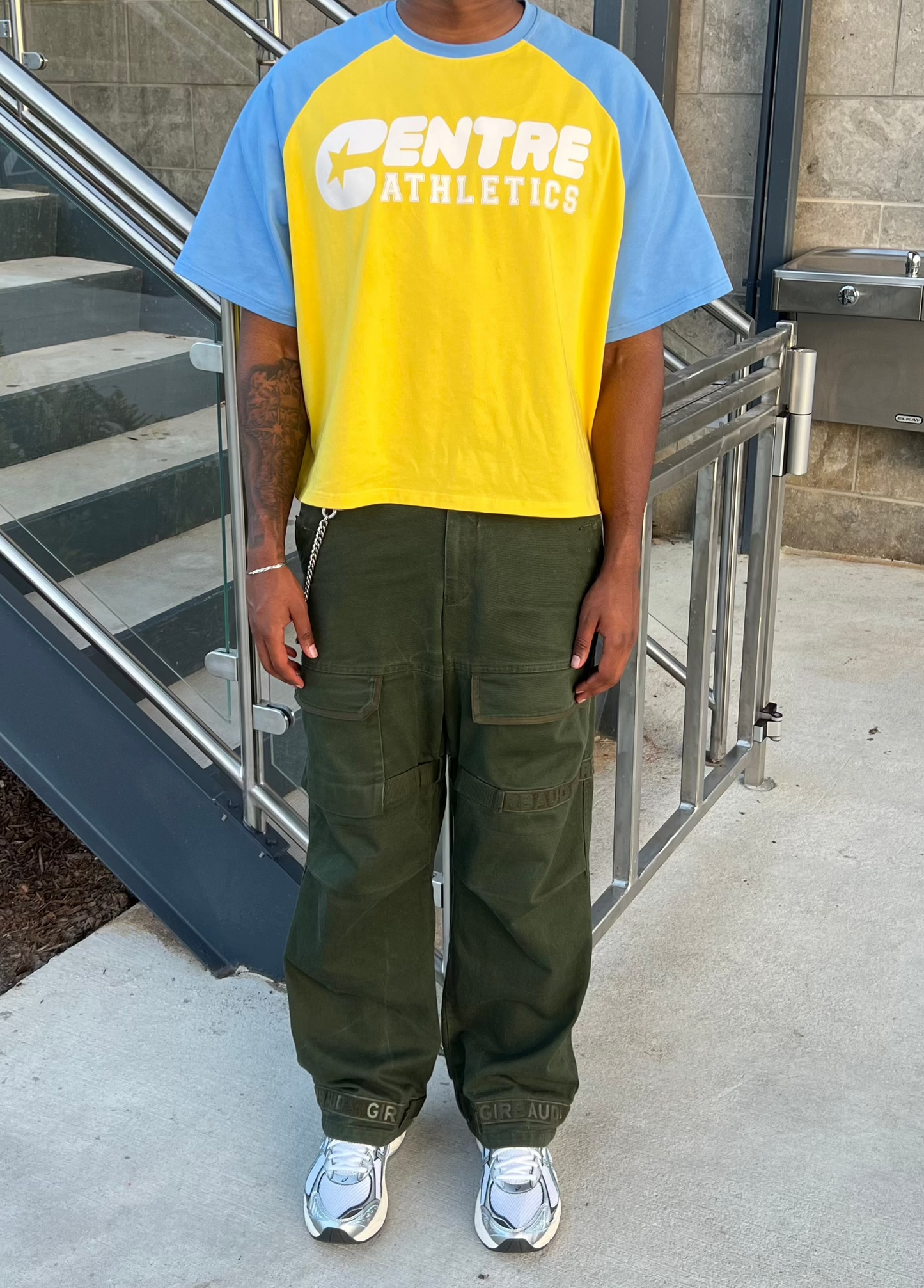 Yellow Centre Athletics Tee
